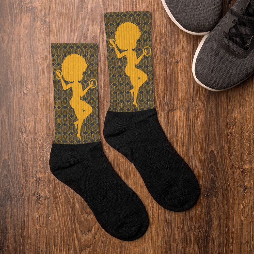 Golden Mage Socks