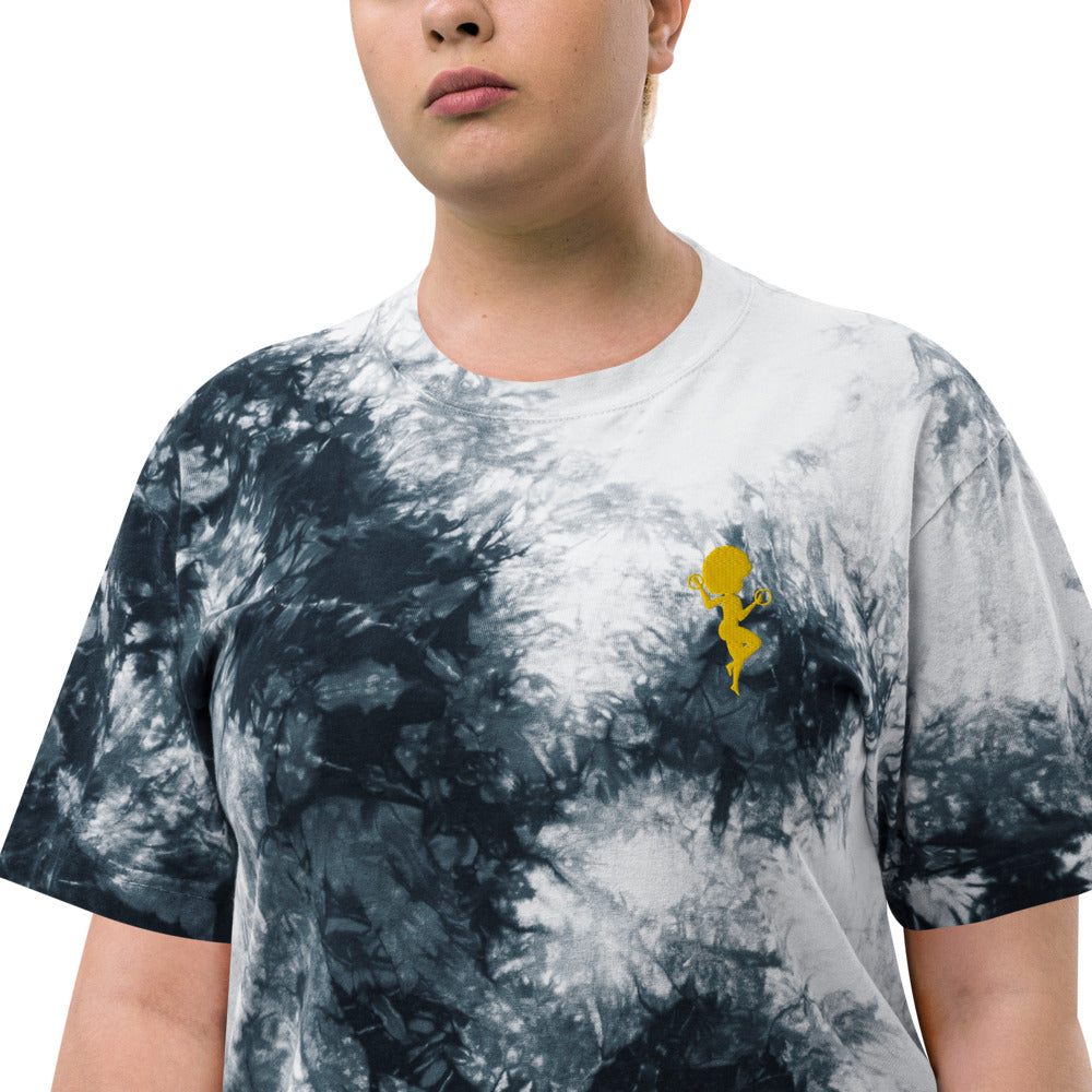 Golden Mage Oversized tie-dye t-shirt