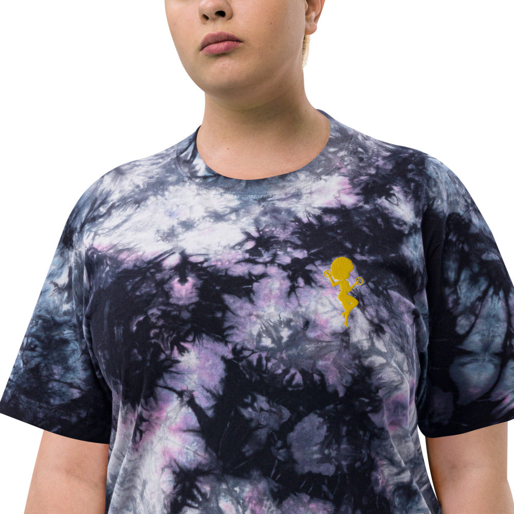 Golden Mage Oversized tie-dye t-shirt
