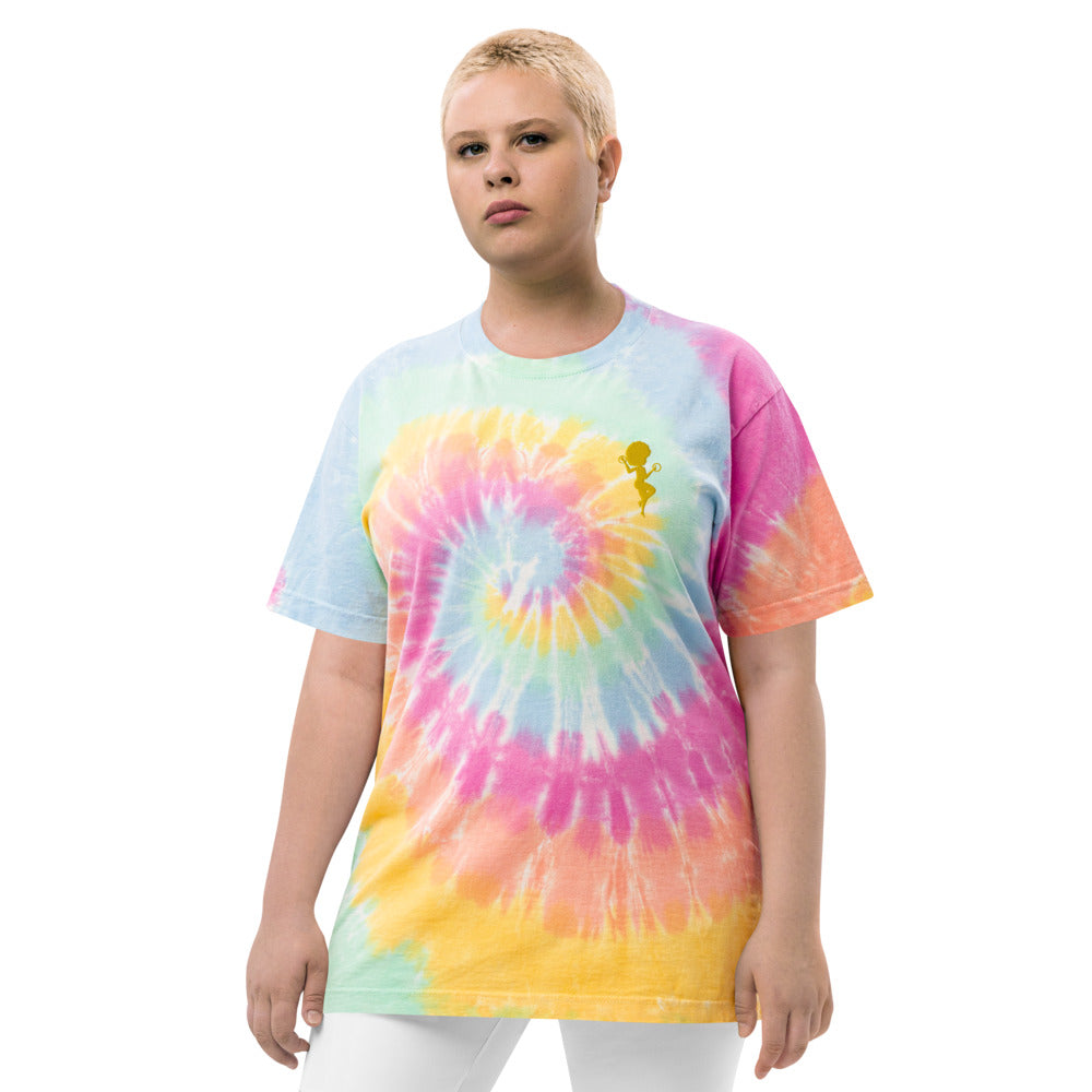 Golden Mage Oversized tie-dye t-shirt