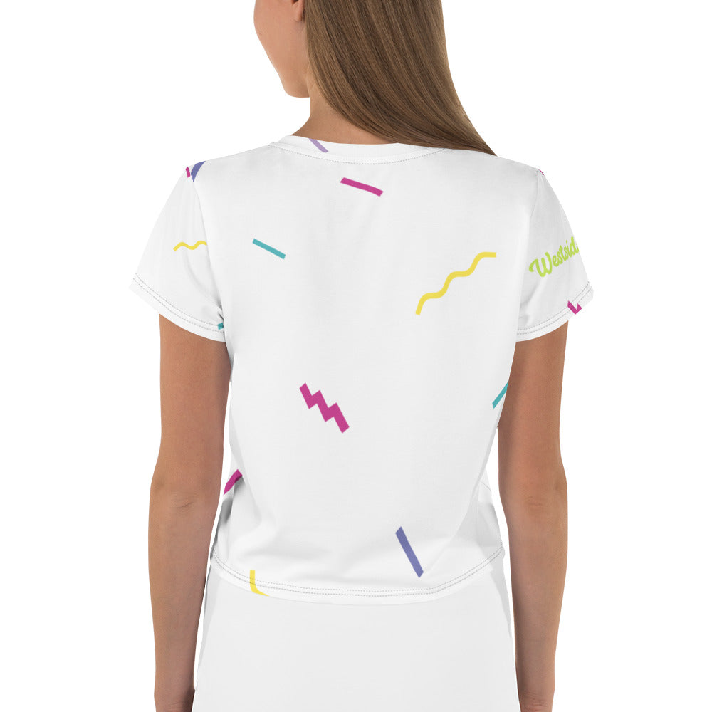 Mardi Gras Mage All-Over Print Crop Tee