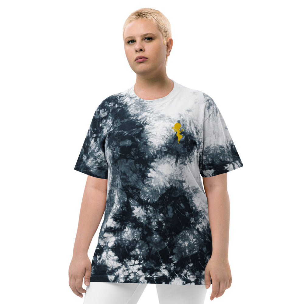 Golden Mage Oversized tie-dye t-shirt