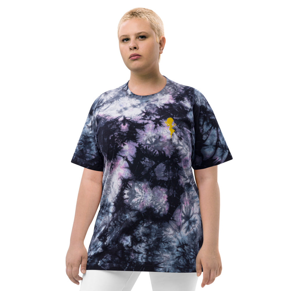 Golden Mage Oversized tie-dye t-shirt