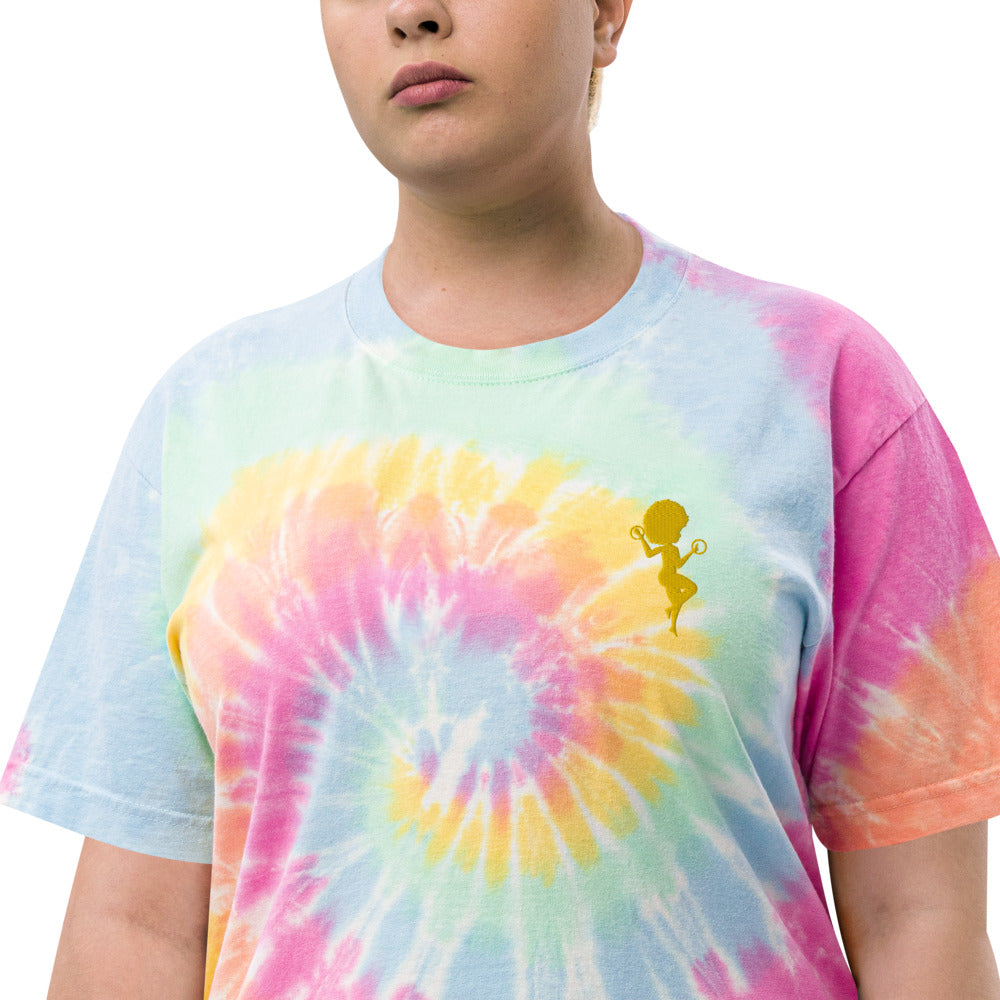Golden Mage Oversized tie-dye t-shirt